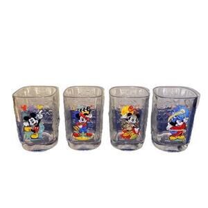 Vintage Disney World McDonald's Millennium Year 2000 Collector Glasses